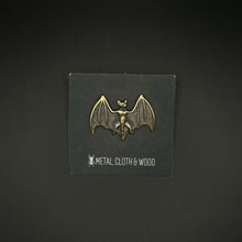 Load image into Gallery viewer, Brass Bat Brooch