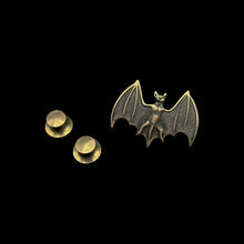 Load image into Gallery viewer, Brass Bat Brooch